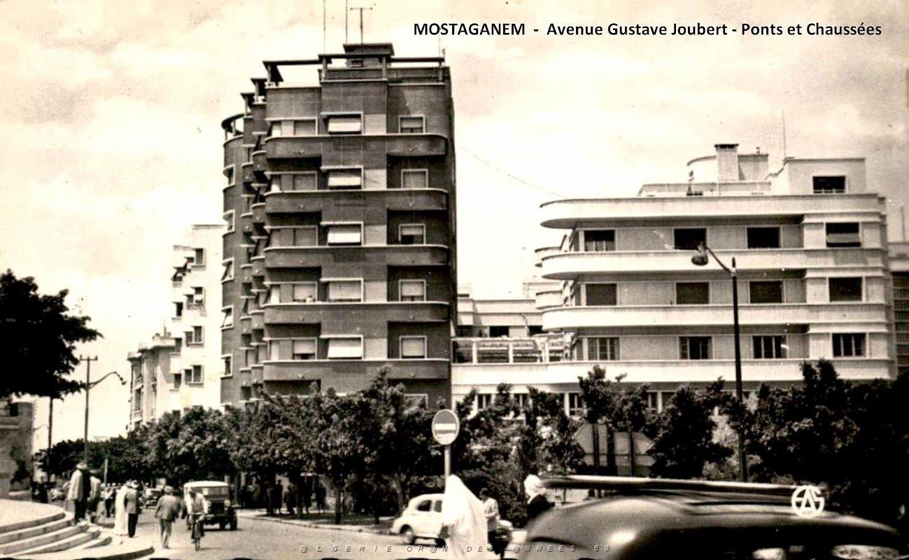 Mostaganem - Avenue Gustave Joubert et Ponts et Chaussees.jpg